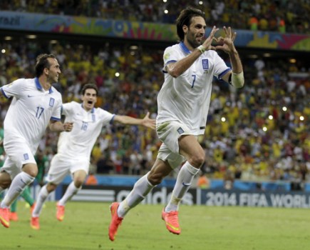 Snaras scores Greece's winner